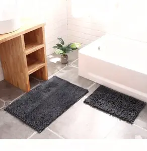 Original Anti-Mud Mat, Water Absorbent Dark Grey Rug Soft and Floor Mat for Home Use Easy Clean and Durable Protection