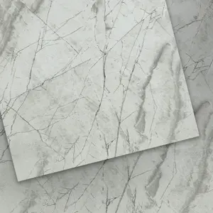10pcs/30pcs Waterproof Thick Marble Texture Self-Adhesive Floor Tiles, Marble Flooring, Easy Install Removable Vinyl Wallpaper for Living Room Kitchen Bathroom Home Decor