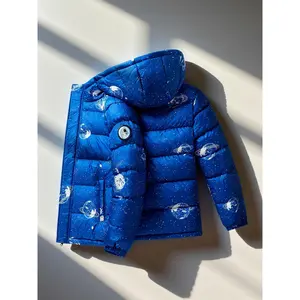 New Winter Jacket for Boys, Thick And Warm Hooded Coat for Older Children, Stylish Outerwear