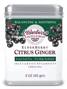 Elderberry Citrus Ginger Tea Tin