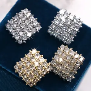 Fashionable and elegant earrings, sparkling accessories for women, earrings for women, stylish accessories, casual and fashionable jewelry, Mother's Day and Valentine's Day gifts, jewelry gifts for her,14k gold-plated