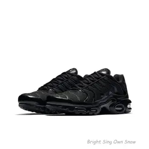 Air Max Plus Triple Black Stylish, comfortable, slip-resistant, durable, versatile casual shoes
