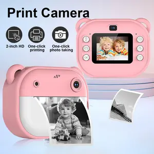 Portable Wireless Label Printer, USB Rechargeable Photo Printer, Mini Pocket Thermal Printer, Ideal for Students & Office Use
