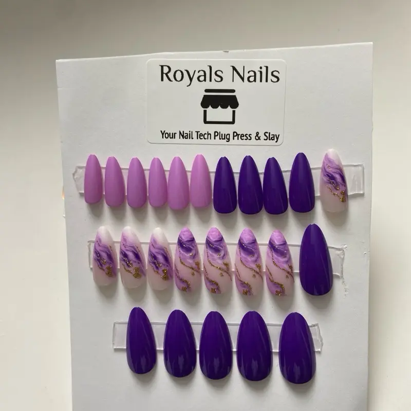 Royal purple by Royal Nails