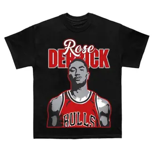 Derrick Rose Inspirational Athlete T Shirt Graphic Tee HY1426