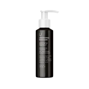 PURE ROMANCE Refreshing Cleanser Soothe & Protect 4 FL OZ Gentle Exfoliating Face Wash with Glycolic Acid Hyaluronic Acid for Sensitive Skin Daily Facial Cleansing