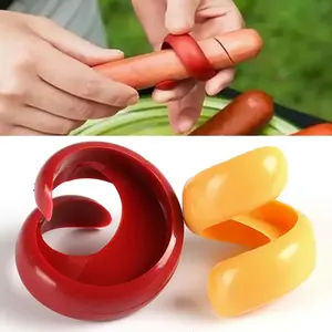 2PC Hot Dog Slicer BBQ Sausage Cutter Barbecue Tools Camping Innovative Kitchen Utensils Gadgets Kitchen Accessories Supplies