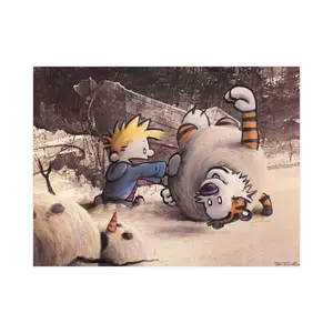 Snow Day Satin Print Downcycled Artistic Posters Matte Finish Vibrant Colors Room Wall Photo Decoration Unframed Ornaments Illustrations wall decor wall art posters