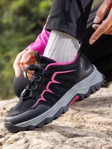 Suitable for All Seasons, Low-Top, Lace-Up,  Ideal for Outdoor Trekking and Casual Wear for Women, Modern Hiking Footwear, Lightweight Hiking Shoes, Outdoor Hiking Shoes, Durable
