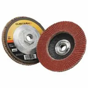 3M Abrasive  Cubitron Ii Flap Disc 967A, 4.5 in., 80 Grit, Arbor, 13, 300 Rpm