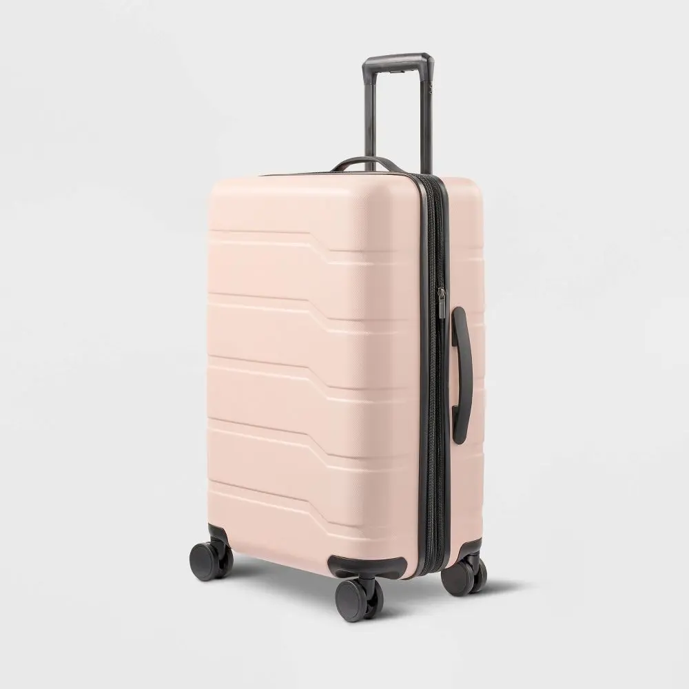 Hardside Medium Checked Suitcase - Open Story