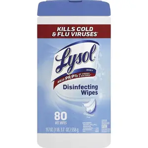 212 MAIN Pre-Moistened Disinfecting Wipes - 7x8 in, Crisp Linen Scent, White, Kills Viruses, Kitchen, Household Use