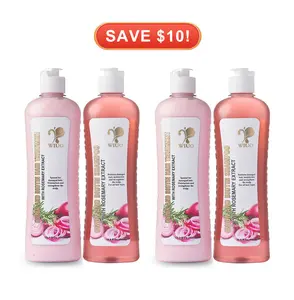 Two sets Onion, Rosemary and Biotin sets Shampoo & Treatment (15.2 Fl Oz/450 ml) Conditioning Restorative