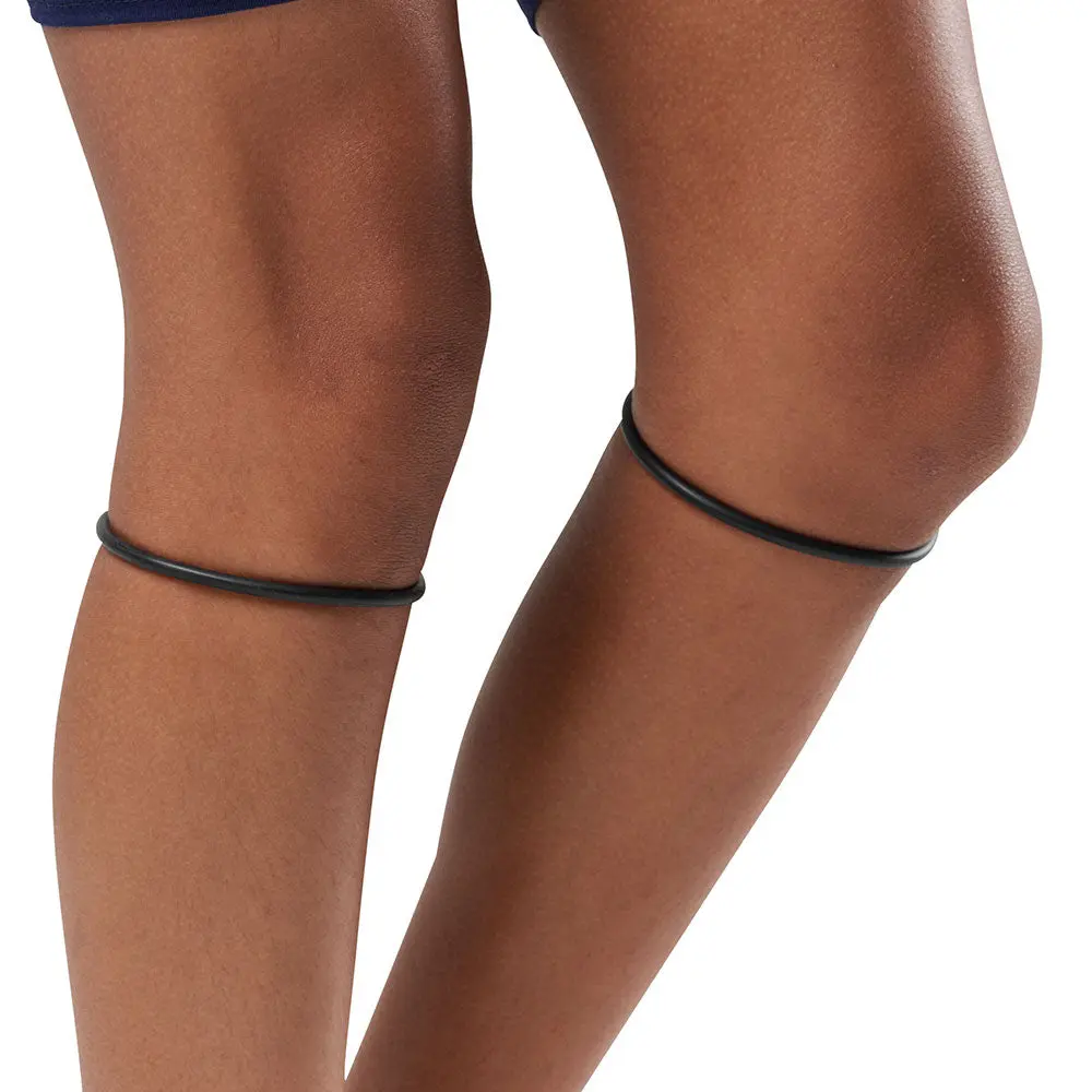 Shock Doctor Silicone Patella Band Pair Sports Accessories Fitness Accessories for Basketball Football Volleyball Pain Relief Trainer Bandage