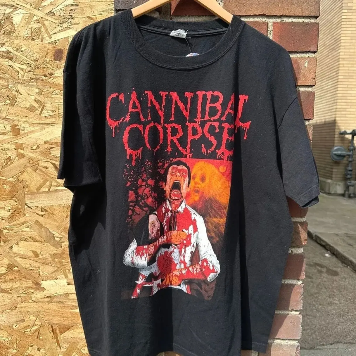 Cannibal Corpse Death Walking Cotton Black Unisex T-shirt Reprint S-5XL N