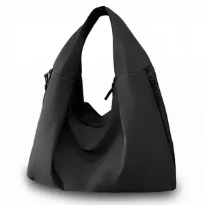 Slouchy Bags for Women, Multi Pocket Foldable Draped Shoulder Bag, Large Tote Handbag Travel Sport Casual Work Tote Purse