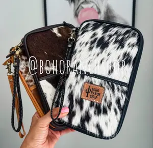 Genuine cowhide passport case