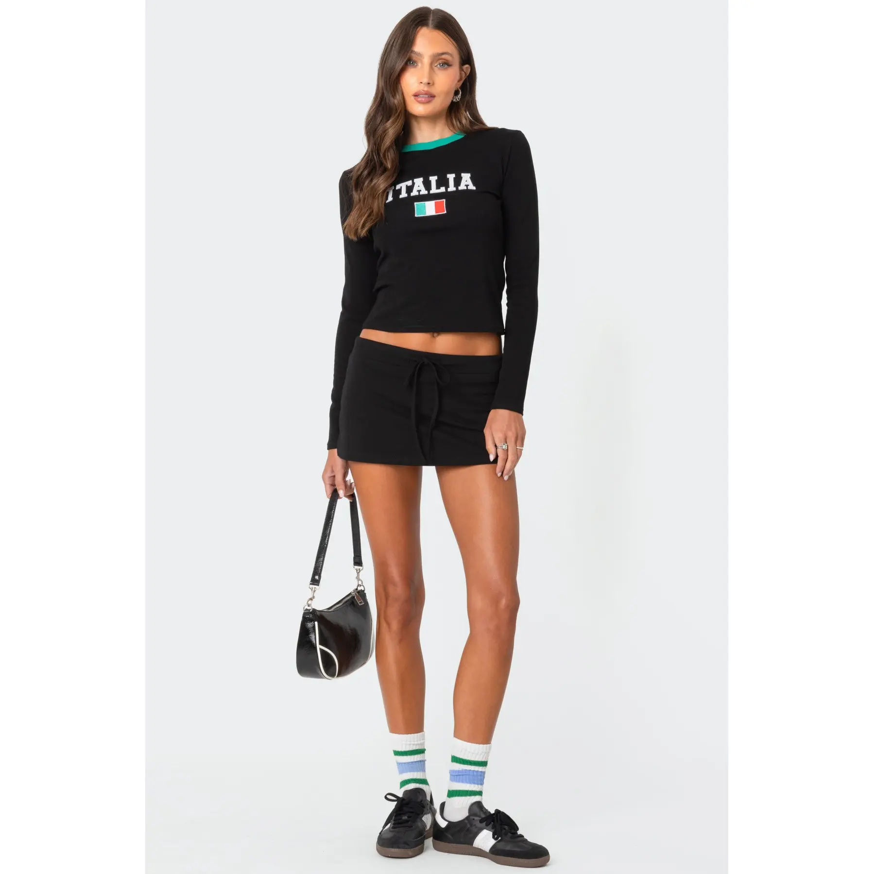 Bayside Slitted Micro Skort