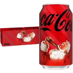 Coca-Cola Zero Sugar Soda, 12 fl oz Cans, 12 Pack - Classic Cola Soft Drink Fridge Pack