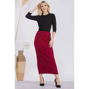 CLASSIC LONG PENCIL SKIRT IN MISSY & PLUS SIZE