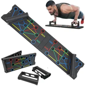 Foldable Push-Up Board for Abdominal and Chest Muscle Training, Portable Home Exercise Equipment, Gym Fitness Gear, Push Up Stand