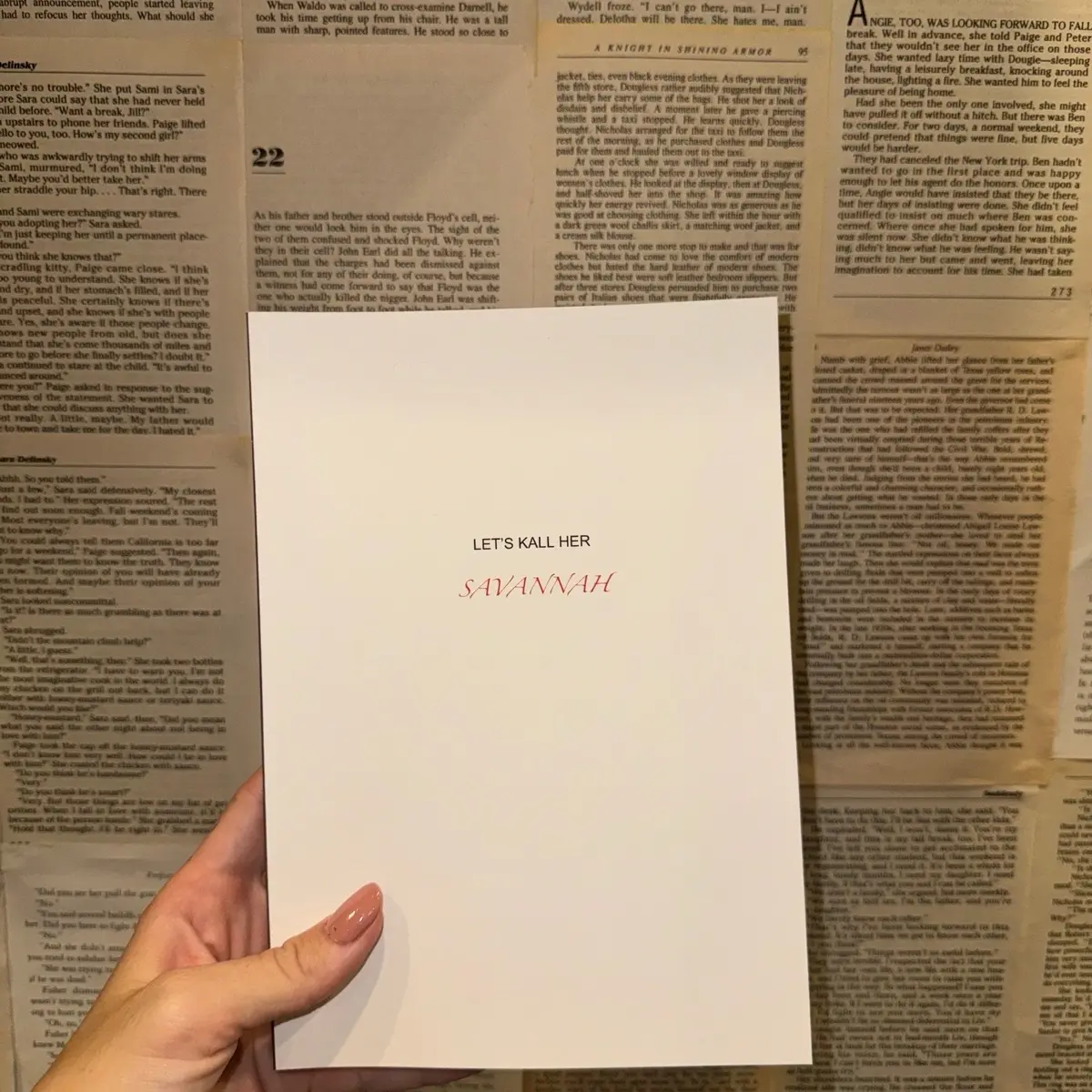 Manuscript 4 Let’s Kall Her Savannah