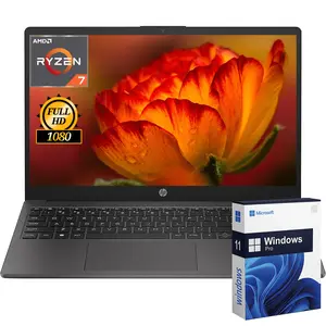 HP 255 G10 15.6" FHD Laptop For Business & Students, AMD Ryzen 7-7730U, AMD Radeon, Numeric Keypad, Webcam, Wi-Fi 6, Windows 11 Pro