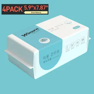 Disposable Face Towels, Soft Material, Clean Skin, 1/2/4 Packs, Dry Wipes, Facial Towels, Wash Cloths, Thickened, Facial Cleansing Pads, for Cleansing, Makeup Removal, Skincare