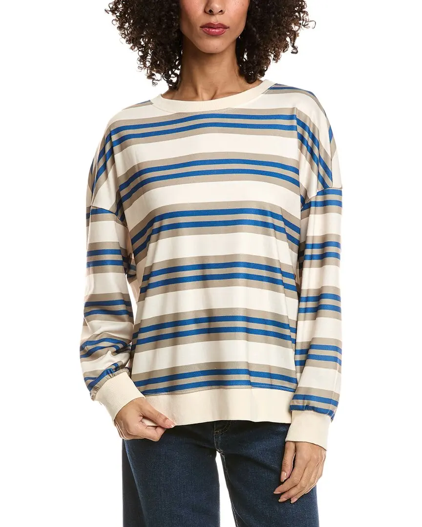 Madison Miles Stripe Sweatshirt