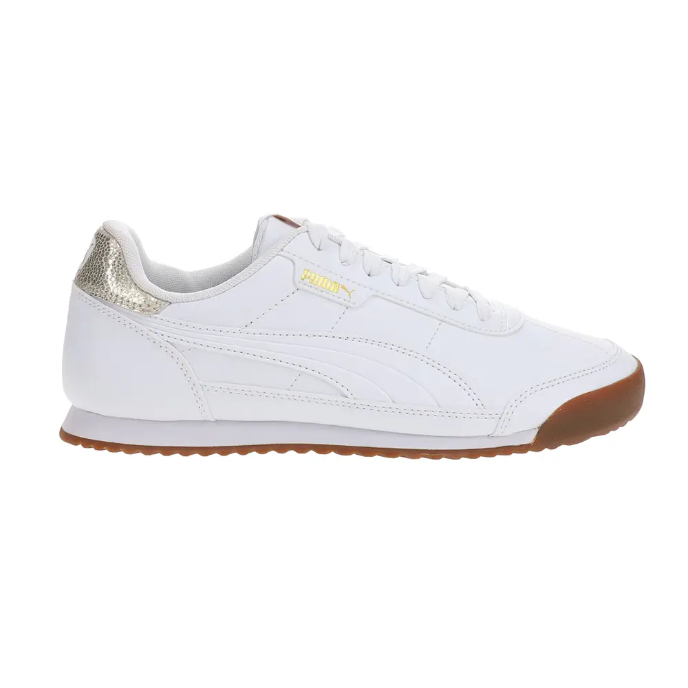 PUMA Womens Turino Ii Metallic Tennis Sneakers Shoes - White