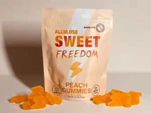 Pre order Sweet Freedom Gummies - Sugar-Free, Prebiotic, Allulose, Keto Friendly, Low Calories, Delicious Snack Treats - Candy Chewy Natural Fruit