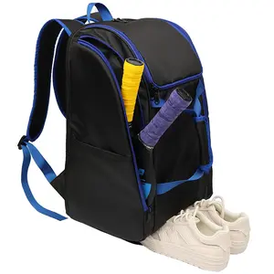 NEW 2-in-1 Racket Laptop Travel Backpack for Women Men with Independent Shoe Compartment, Pickleball Paddle Tennis Sports Handbag, Gym