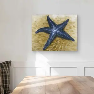 Begin Home Decor C1MP1620U07L19 16 x 20 in. Beautiful Starfish - Marine Metal Print Wall Art for Home Decor