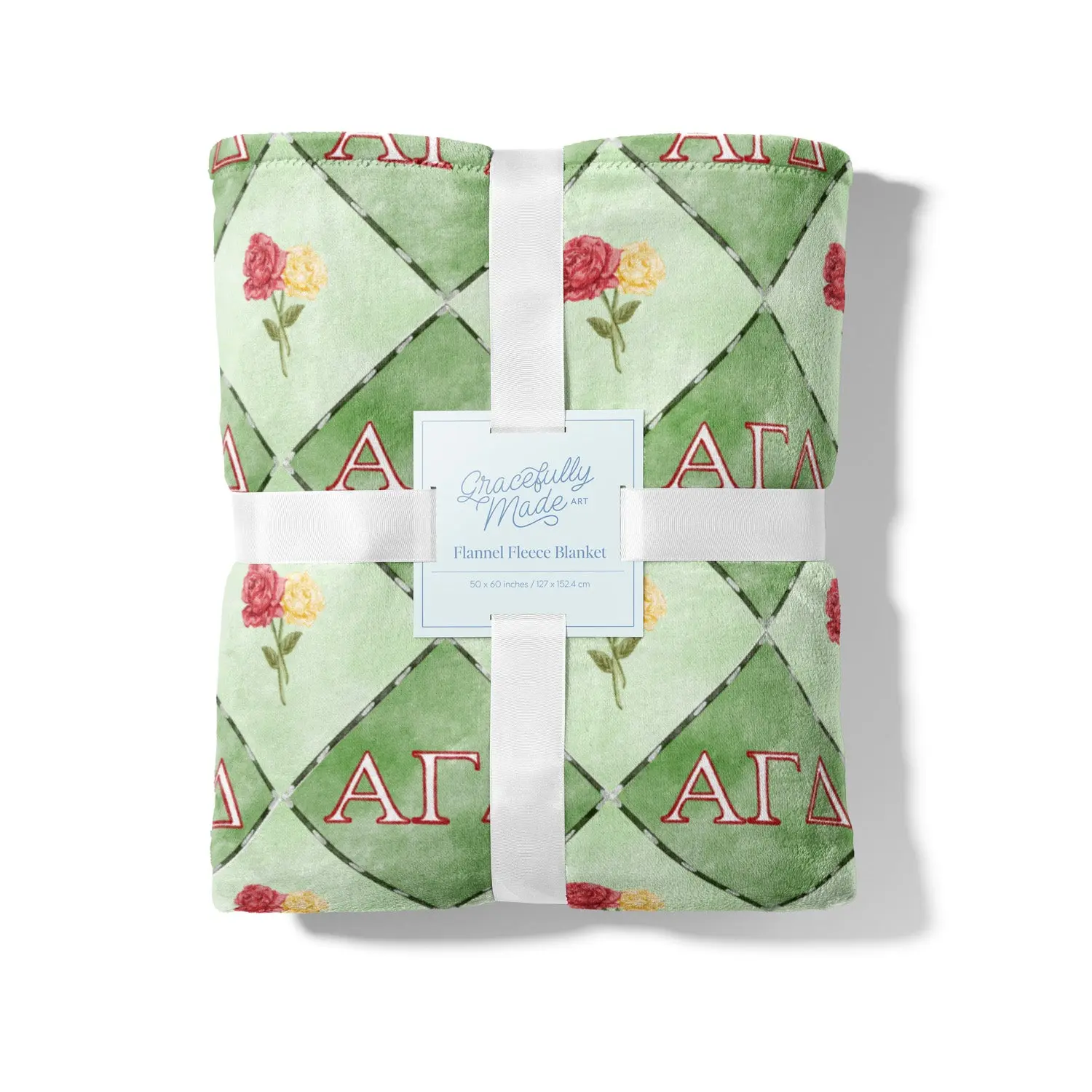Alpha Gamma Delta Flannel Fleece Blanket Alpha Gamma Delta Flannel Fleece Blanket
