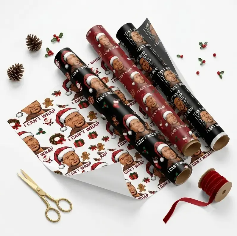 I Can't Wrap Wrapping Papers, Floyd Gift Wrapping Papers