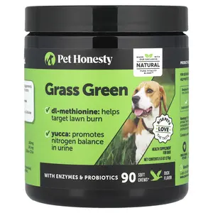 Pet Honesty Grass Green, For Dogs, Duck, 90 Soft Chews, 9.5 oz (270 g)