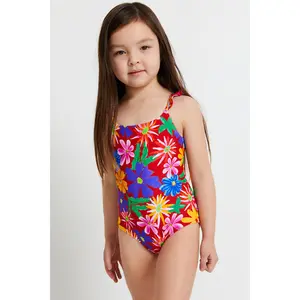 GIRLS ASTER RUFFLE SWIMSUIT (FINAL SALE)