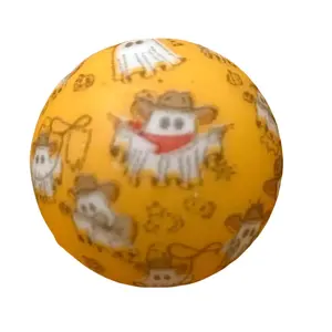 Howdy Partner Printed Silicone Beads | Western Theme Cowboy Beading