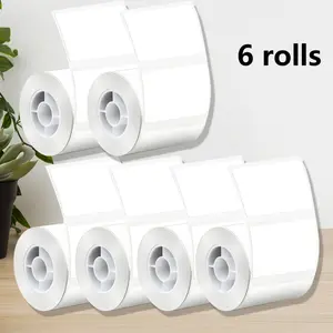 1380/920/460 sheets of 50x30mm affordable, high-quality white thermal paper, ideal for warehouse/company/kitchen thermal sticker labels and study notes - perfect gifts for Thanksgiving, Christmas, and Halloween
