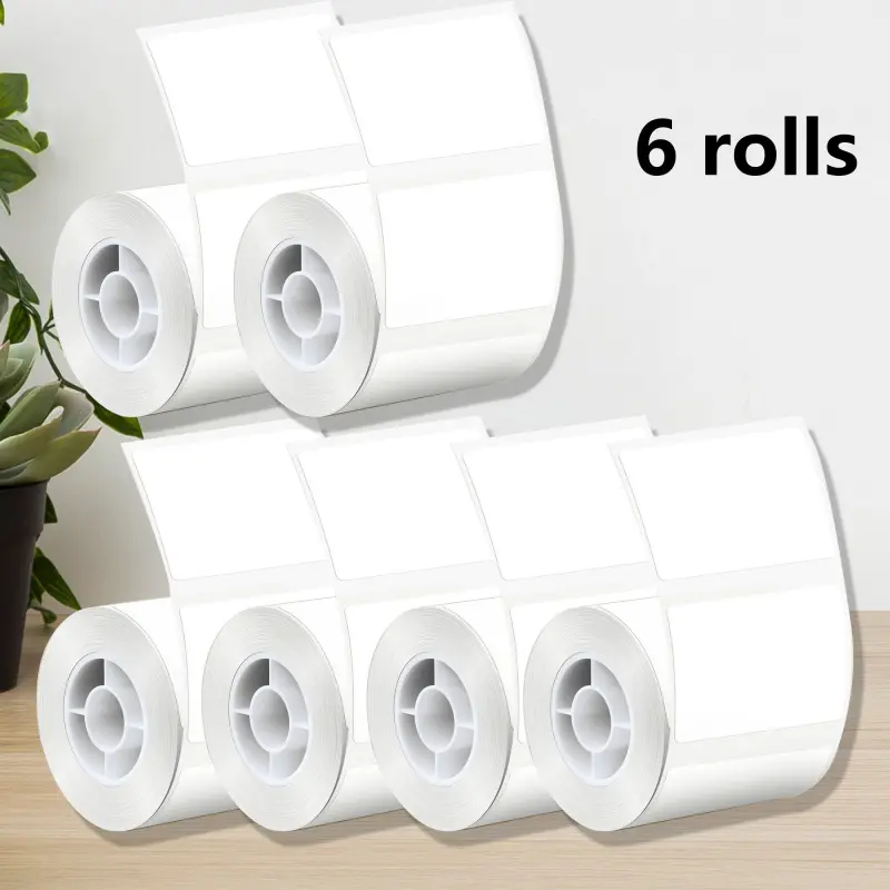 1380/920/460 sheets of 50x30mm white thermal paper, Printer Sticker Paper, Label Stickers, Labels for printers, ideal for warehouse/company/kitchen thermal sticker labels and study notes - perfect gifts for Thanksgiving, Christmas, and Halloween