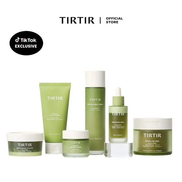 [TIRTIR Official] Matchaholic Calming Skincare Routine Bundle (Full-sized Set)