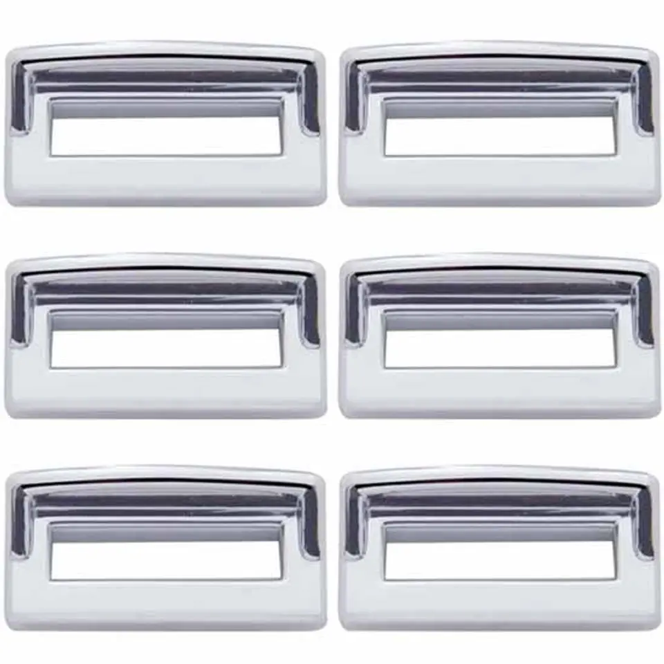 Chrome Switch Trim W/ Visor For Kenworth (Pack Of 6)