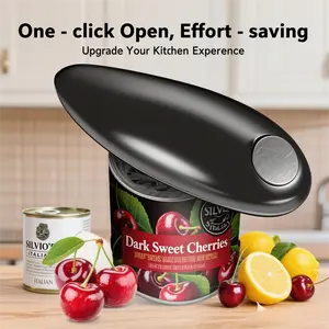 One-Touch Automatic Electric Can Opener - for Seniors & Chefs, No Sharp Edges, Universal for All Can Sizes