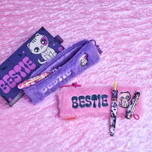 Estie Bestie Bubble Gum Bliss zip pen case