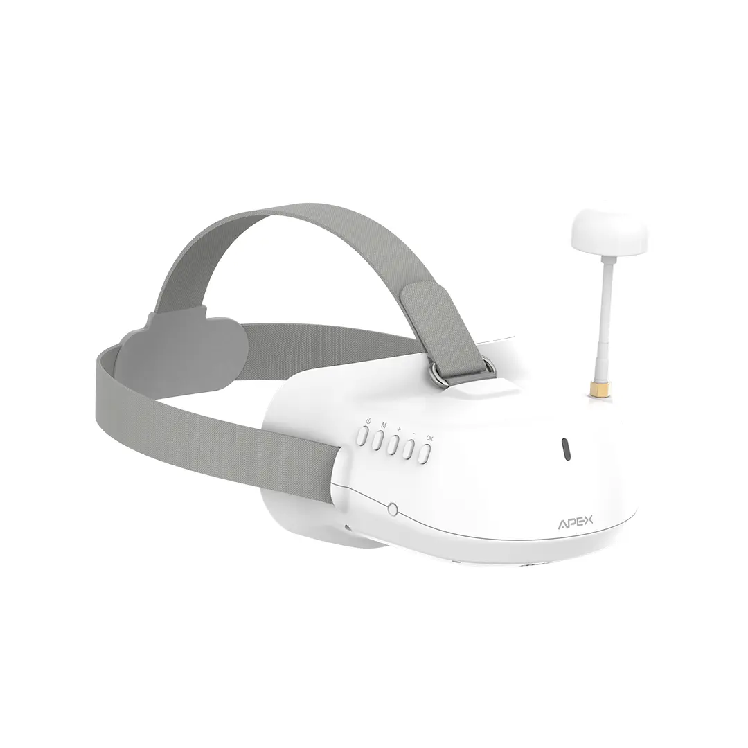 APEXFPV Goggles VR Glasses, 3 - Inch TFT LCD Screen, 360 * 640 Pixels Resolution, 5.8G 48 Channels, 1500 mAh Battery for Drone Flight Viewing
