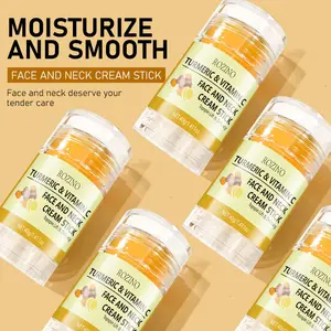 ROZINO Turmeric & Vitamin C Face and Neck Cream Stick 40g Gentle Nourishing Brightening Daily Use for All Skin Types Gentle Facial Daily