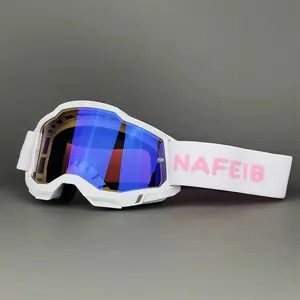 New Design Off-Road Goggles, UV Protection Motorcycle Glasses, Motocross Gear, Unisex, Suitable for Cycling and Outdoor Sports