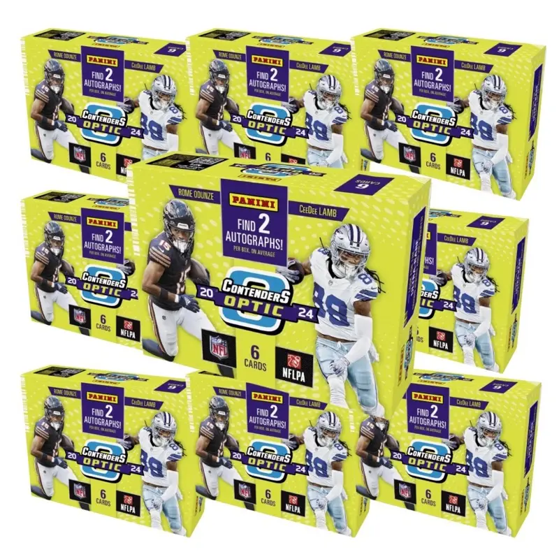 (10 Box)- 2024 Panini Contenders Optic Hobby Box x10- Pick Your Team- Sports Trading Cards