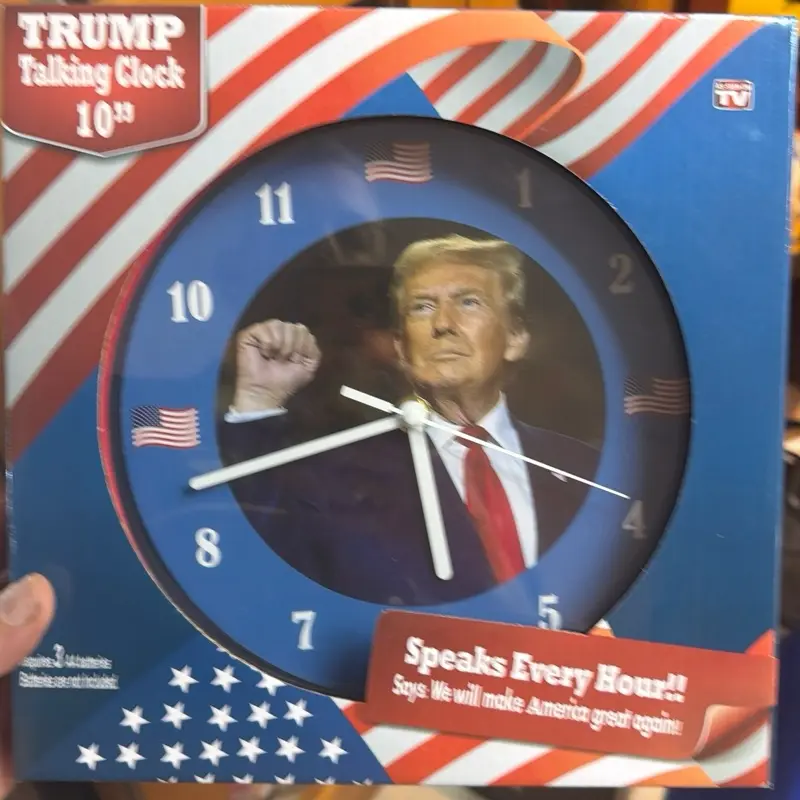 Donald clock We Will Make America Great Again.