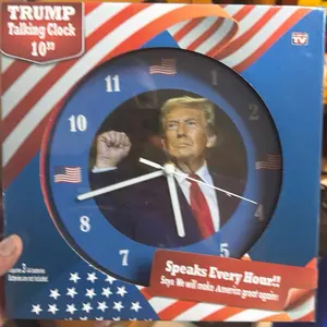 Donald clock We Will Make America Great Again.